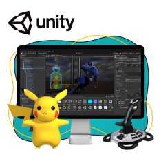 Мир игр на Unity 2D на популярном движке + AI-помощники - КИБЕРшкола программирования для детей, компьютерные курсы для школьников, начинающих и подростков - KIBERone г. Великий Новгород