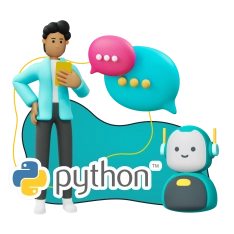 Умный чат-бот на Python на Telegram - КИБЕРшкола программирования для детей, компьютерные курсы для школьников, начинающих и подростков - KIBERone г. Великий Новгород