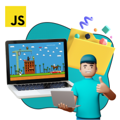 Программирование на JavaScript. Учимся создавать игры! - КИБЕРшкола программирования для детей, компьютерные курсы для школьников, начинающих и подростков - KIBERone г. Великий Новгород